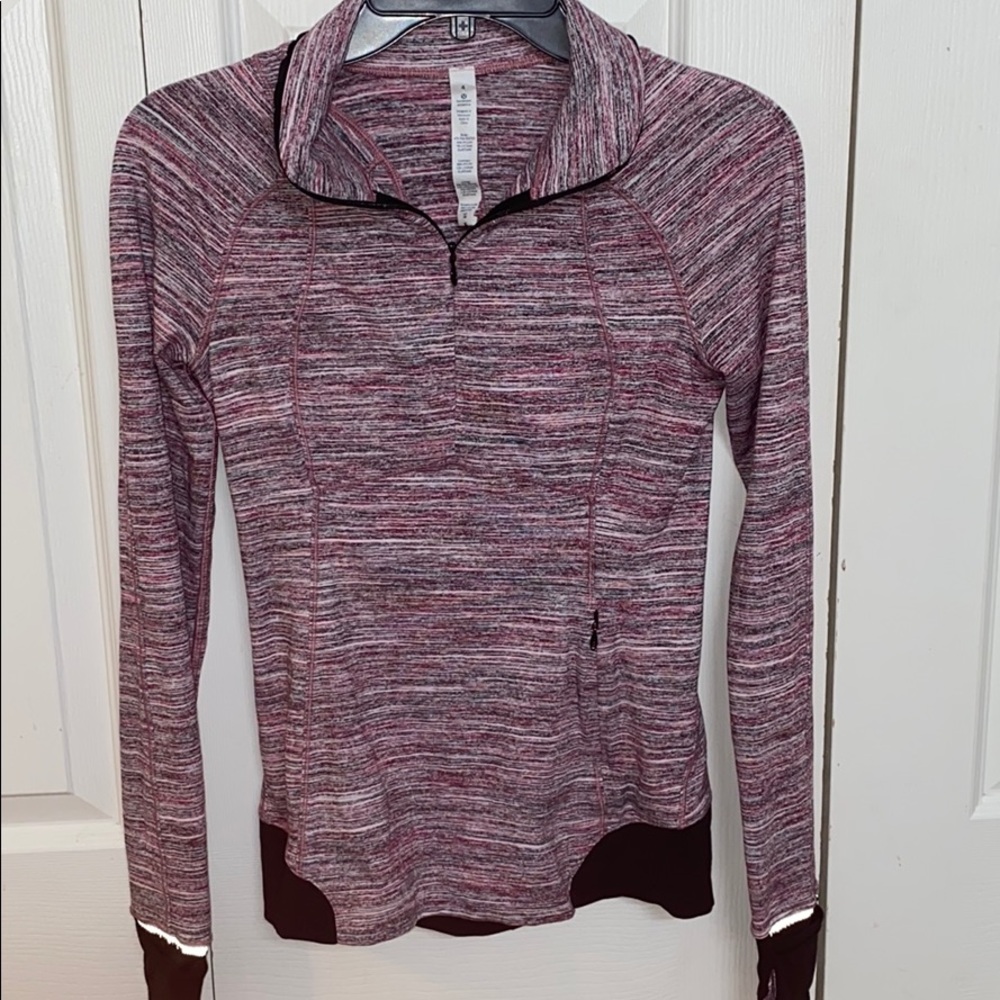 lululemon pull over zip up